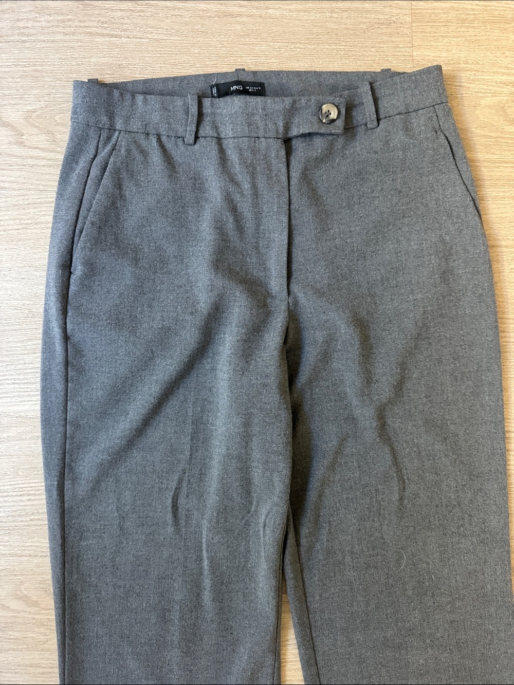 Grey Mango Trousers